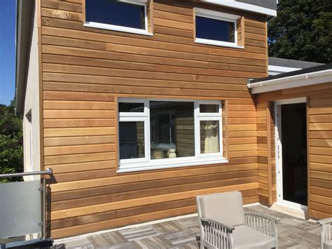 cedar click cladding.